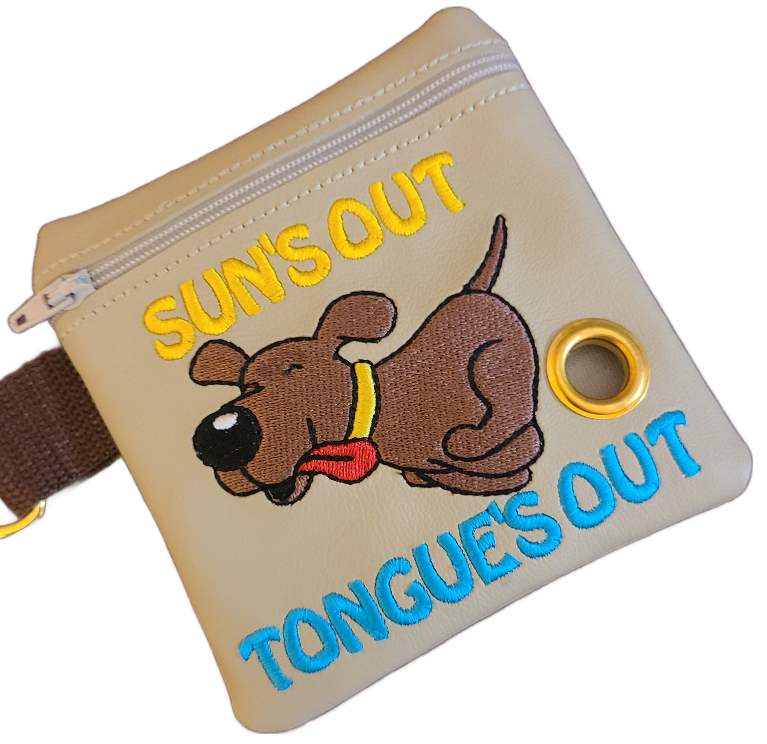Tongues Out Poo Bag #1363