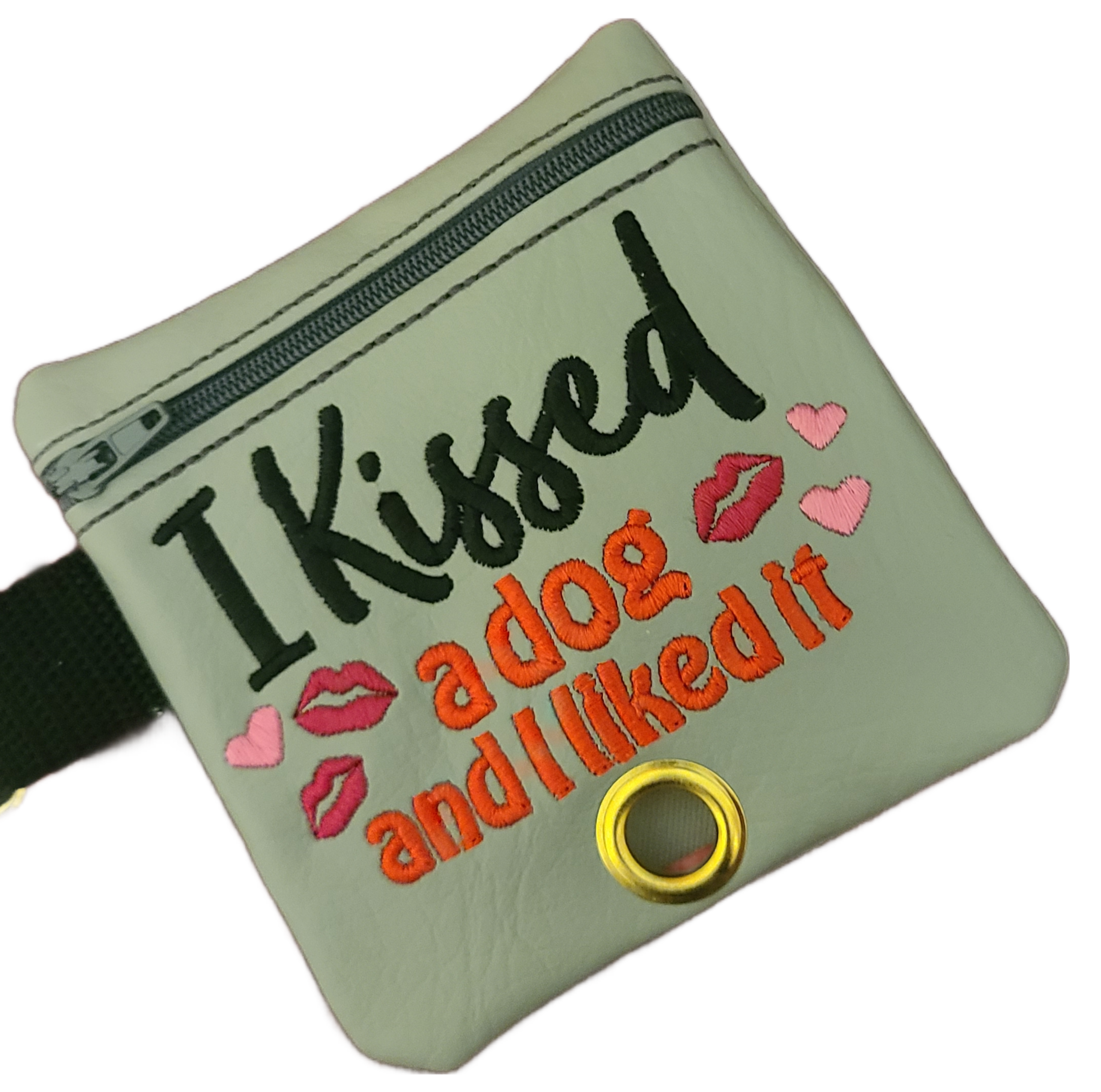 I Kissed A Dog Poo Bag #1381